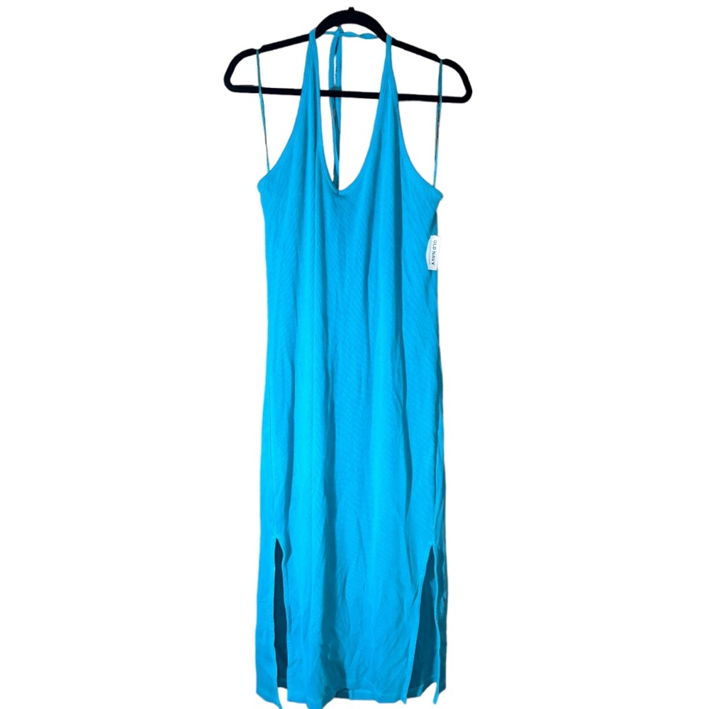 Old Navy Turquoise Halter Dress
